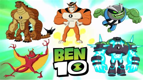 ben 10 reboot aliens|ben 10 all alien transformations.